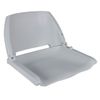 Asiento Barco Respaldo Plegable Sin Cojín 2uds Gris 41x51x48 Cm Vidaxl