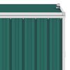 Cobertizo Doble Contenedor De Basura Acero Verde 143x81x121 Cm Vidaxl