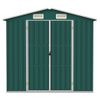 Cobertizo De Jardín Acero Galvanizado Verde 205x129x183 Cm Vidaxl