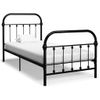 Estructura De Cama De Metal Negro 100x200 Cm Vidaxl