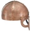 Réplica De Casco Vikingo Antiguo Larp Acero Cobre Vidaxl