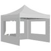 Carpa Plegable Profesional Con Paredes Aluminio Blanco 2x2 M Vidaxl