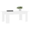 Mesa De Centro Madera Contrachapada Blanco 100x60x42 Cm Vidaxl