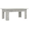 Mesa De Centro Madera Contrachapada Gris Hormigón 100x60x42 Cm Vidaxl