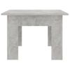 Mesa De Centro Madera Contrachapada Gris Hormigón 100x60x42 Cm Vidaxl