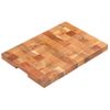 Tabla De Cortar De Madera Maciza De Acacia 50x34x3,8 Cm Vidaxl