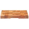 Tabla De Cortar De Madera Maciza De Acacia 50x34x3,8 Cm Vidaxl