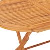 Set Comedor De Jardín Plegable 7 Piezas Madera Maciza De Teca Vidaxl