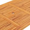 Set Comedor De Jardín Plegable 7 Piezas Madera Maciza De Teca Vidaxl