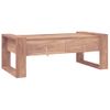 Mesa De Centro De Madera Maciza De Teca 110x60x40 Cm Vidaxl