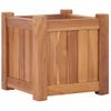 Arriate Elevado Madera Maciza De Teca 30x30x30 Cm Vidaxl