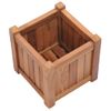 Arriate Elevado Madera Maciza De Teca 30x30x30 Cm Vidaxl