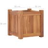 Arriate Elevado Madera Maciza De Teca 30x30x30 Cm Vidaxl