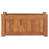 Arriate Elevado Madera Maciza De Teca 50x25x25 Cm Vidaxl