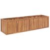 Arriate De Madera Maciza De Teca 200x50x50 Cm Vidaxl