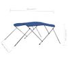 Toldo Bimini De 3 Arcos Azul 183x180x137 Cm Vidaxl