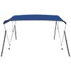 Toldo Bimini De 3 Arcos Azul 183x196x137 Cm Vidaxl