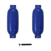 Parachoques Para Barco 2 Unidades Pvc Azul 69x21,5 Cm Vidaxl