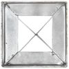 Picas De Tierra 2 Uds Acero Galvanizado Plateado 10x10x76 Cm Vidaxl