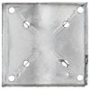 Picas De Tierra 6 Uds Acero Galvanizado Plateado 14x14x91 Cm Vidaxl