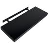 Estantes Flotantes De Pared 2 Unidades Negro 60x20x3,8 Cm Vidaxl