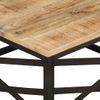 Mesa De Centro De Madera Maciza De Mango 68x68x35 Cm Vidaxl