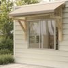 Pérgola De Puerta De Madera Maciza De Pino 150x100x100 Cm Vidaxl