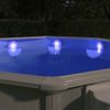 Lámpara Led Sumergible Flotante Piscina Mando Distancia Blanco Vidaxl