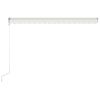 Toldo Automático Retráctil Color Crema 400x300 Cm Vidaxl