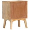 Mesita De Noche De Madera Maciza De Mango 40x35x55 Cm Vidaxl