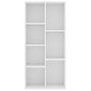 Estantería Librería Madera Contrachapada Blanco 50x25x106 Cm Vidaxl