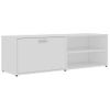 Mueble Para Tv Madera Contrachapada Blanco 120x34x37 Cm Vidaxl