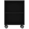 Mueble Para Tv Madera Contrachapada Negra 120x35x48 Cm Vidaxl