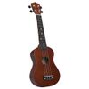 Juego De Ukelele Soprano Para Niños Con Funda Madera Oscura 23" Vidaxl