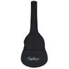 Funda Para Guitarra Clásica 4/4 Tela Negro 100x37 Cm Vidaxl