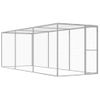 Jaula Para Gatos Acero Galvanizado 4,5x1,5x1,5 M Vidaxl