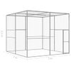 Jaula Para Gatos Acero Galvanizado 3x3x2,5 M Vidaxl