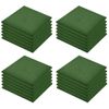 Losetas De Goma Protección De Caídas 24 Uds Verde 50x50x3 Cm Vidaxl