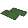 Losetas De Goma Protección De Caídas 24 Uds Verde 50x50x3 Cm Vidaxl