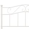 Estructura De Cama De Metal Blanca 160x200 Cm Vidaxl