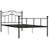 Estructura De Cama De Metal Negro 90x200 Cm Vidaxl