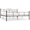 Estructura De Cama De Metal Negro 180x200 Cm Vidaxl