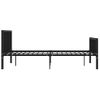 Estructura De Cama De Metal Negro 180x200 Cm Vidaxl