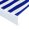 Toldo De Carrete Motorizado Azul Y Blanco 300x250 Cm Vidaxl