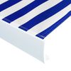 Toldo De Carrete Motorizado Azul Y Blanco 400x300 Cm Vidaxl