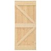 Puerta De Madera Maciza De Pino 100x210 Cm Vidaxl