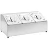 Soporte Bandeja Gastronorm Con 3 Bandejas 1/6 Acero Inoxidable Vidaxl