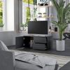 Mueble Para Tv Madera Contrachapada Gris 80x34x36 Cm Vidaxl