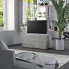 Mueble Para Tv Madera Contrachapada Gris Hormigón 80x34x36 Cm Vidaxl