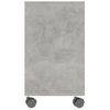 Mesa Auxiliar De Madera Contrachapada Gris Hormigón 70x35x55 Cm Vidaxl